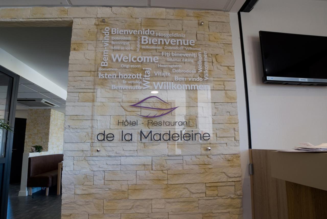 Logis Hotel Restaurant De La Madeleine Commercy Bagian luar foto